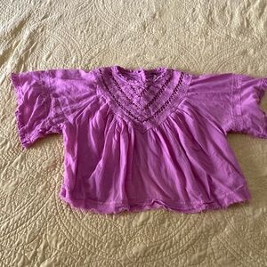Free People pink blouse